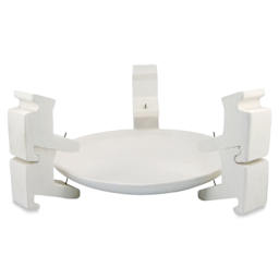 The Ceramic Shop Plate Racks - Set of 3 holding ceramic piece