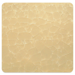 Amaco Kiln Ice Glaze - Honey Crystal - glaze over #32 dark chocolate clay