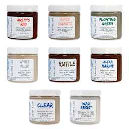 Penguin Pottery Specialty Series Mid-Fire Glazes - Set 1, Set of 8, 4 oz Jars