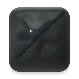 Laguna New Silky Underglaze - Raven Black, 4 oz fired to cone 6 oxidation
