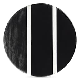 Speedball Studio Plus Glaze - Onyx, 2 oz showing one, two, and three coat comparison