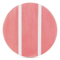 Speedball Studio Plus Glaze - Pink Sunset, 2 oz one, two and three coat comparison