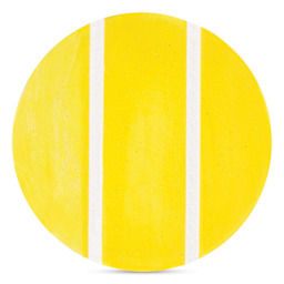 Speedball Studio Plus Glaze - Bumblebee, 2 oz one, two, and, three coat comparison