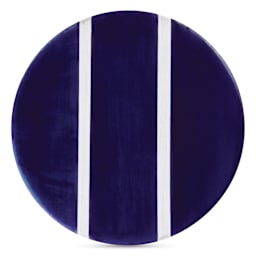 Speedball Studio Plus Glaze - Deep Sea, 2 oz one, two, and three coat comparison