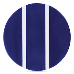 Speedball Studio Plus Glaze - Lapis Lazuli, 2 oz one, two, and three coat comparison