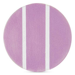 Speedball Studio Plus Glaze - Persian Lilac, 2 oz one, two, and three coat comparison