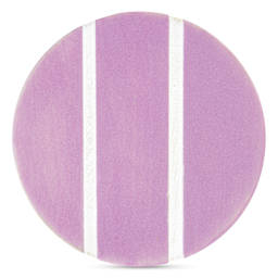 Speedball Studio Plus Glaze - Persian Lilac, 16 oz one, two, and three coat comparison