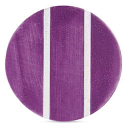 Speedball Studio Plus Glaze - Mystic Plum, 2 oz one, two, and three coat comparison