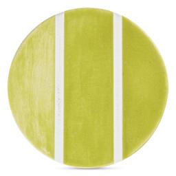 Speedball Studio Plus Glaze - Crisp Pear, 16 oz one, two, and three coat comparison
