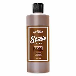 Speedball Studio Plus Glaze - Rich Brown, 16 oz