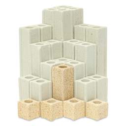 The Ceramic Shop Kiln Post Kit - Set of 24, 1" Posts