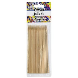 DecoArt Water Marbling Sticks, front of the packaging. 