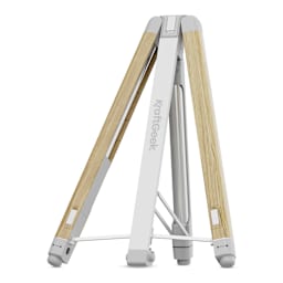 KraftGeek Easel - Oak, as a tabletop easel