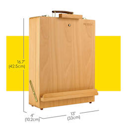 Meeden Extra-Large Tabletop Easel, dimensions