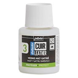 Pebeo Setacolor Leather Varnish - Matt-Satin, 110 ml Bottle