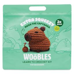 The Woobles Extra Squeezy Crochet Kit - Hugh the Capybara front of packaging
