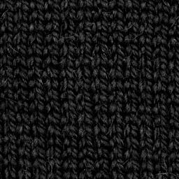 Wool and the Gang Alpachino Merino Yarn - Space Black knitted sample