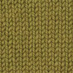 Wool and the Gang Alpachino Merino Yarn - Field Green knitted sample