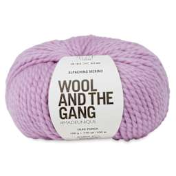 Wool and the Gang Alpachino Merino Yarn - Lilac Punch, 110 yards