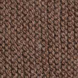 Wool and the Gang Alpachino Merino Yarn - Walnut Brown knitted sample