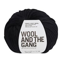Wool and the Gang Crazy Sexy Wool Yarn - Space Black