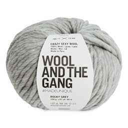 Wool and the Gang Crazy Sexy Wool Yarn - Rocky Grey