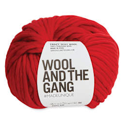 Wool and the Gang Crazy Sexy Wool Yarn - Lipstick Red