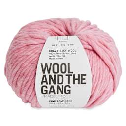 Wool and the Gang Crazy Sexy Wool Yarn - Pink Lemonade