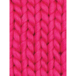 Sample made with Wool and the Gang Crazy Sexy Wool Yarn - Hot Punk Pink
