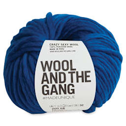 Wool and the Gang Crazy Sexy Wool Yarn - Curasao Blue