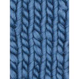 Wool and the Gang Crazy Sexy Wool Yarn - Dusty Denim knitted sample