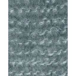 Wool and the Gang Take Care Mohair Yarn - Blue Chalk, 109 yds close up showing knitted texture