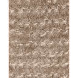 Wool and the Gang Take Care Mohair Yarn - Lazy Latte, 109 yds close up to show knitted texture
