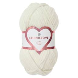 Rico Design Creative Chenillove Yarn - Cream, 120 yds