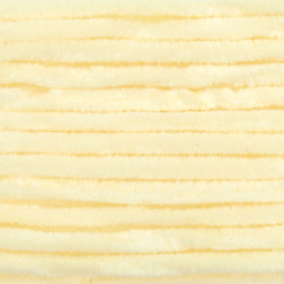 Rico Design Creative Chenillove Yarn - Vanilla, 110 yds close up showing knitted pattern