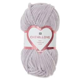 Rico Design Creative Chenillove Yarn - Lilac, 120 yds