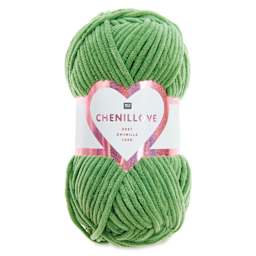 Rico Design Creative Chenillove Yarn - Green, 120 yds