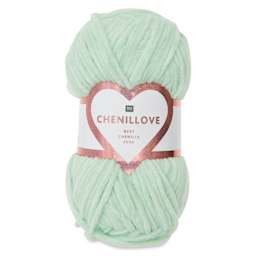 Rico Design Creative Chenillove Yarn - Mint, 120 yds