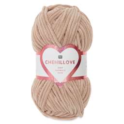 Rico Design Creative Chenillove Yarn - Beige, 120 yds