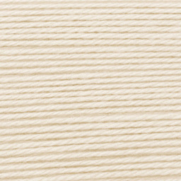 Rico Design Essentials Soft Merino Aran Yarn - Cream, 109 yds close up to show texture
