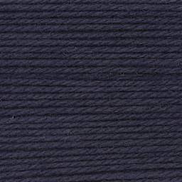 Rico Design Essentials Soft Merino Aran Yarn - Midnight Blue, 109 yds close up to show texture