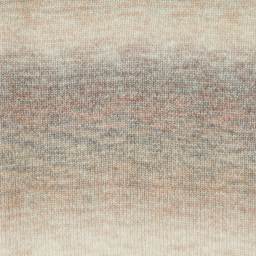 Rico Design Creative Painted Power Yarn - Snow, 340 yds close up to show knitted pattern