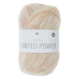 Rico Design Creative Painted Power Yarn - Snow, 340 yds