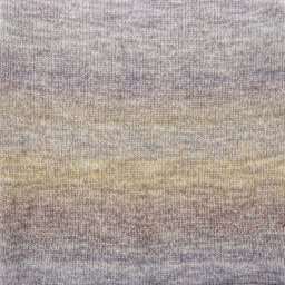 Rico Design Creative Painted Power Yarn - Autumn Shades, 340 yds close up to show knitted pattern