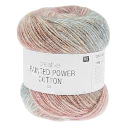 Rico Design Creative Painted Power Cotton DK Yarn - Fading Sky. 100 g