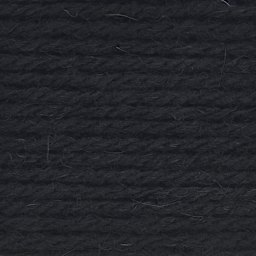 Rico Design Soft Alpaca Yarn - Black, 137 yds close up to show texture