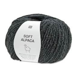 Rico Design Soft Alpaca Yarn - Slate, 137 yds