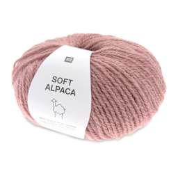 Rico Design Soft Alpaca Yarn - Pink, 137 yds