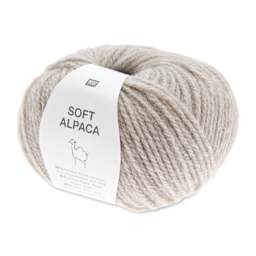 Rico Design Soft Alpaca Yarn - Beige, 137 yds