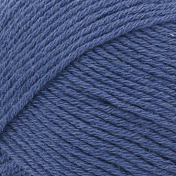 Lion Brand Cottino Yarn - Azul, 3.5 oz close up to show texture